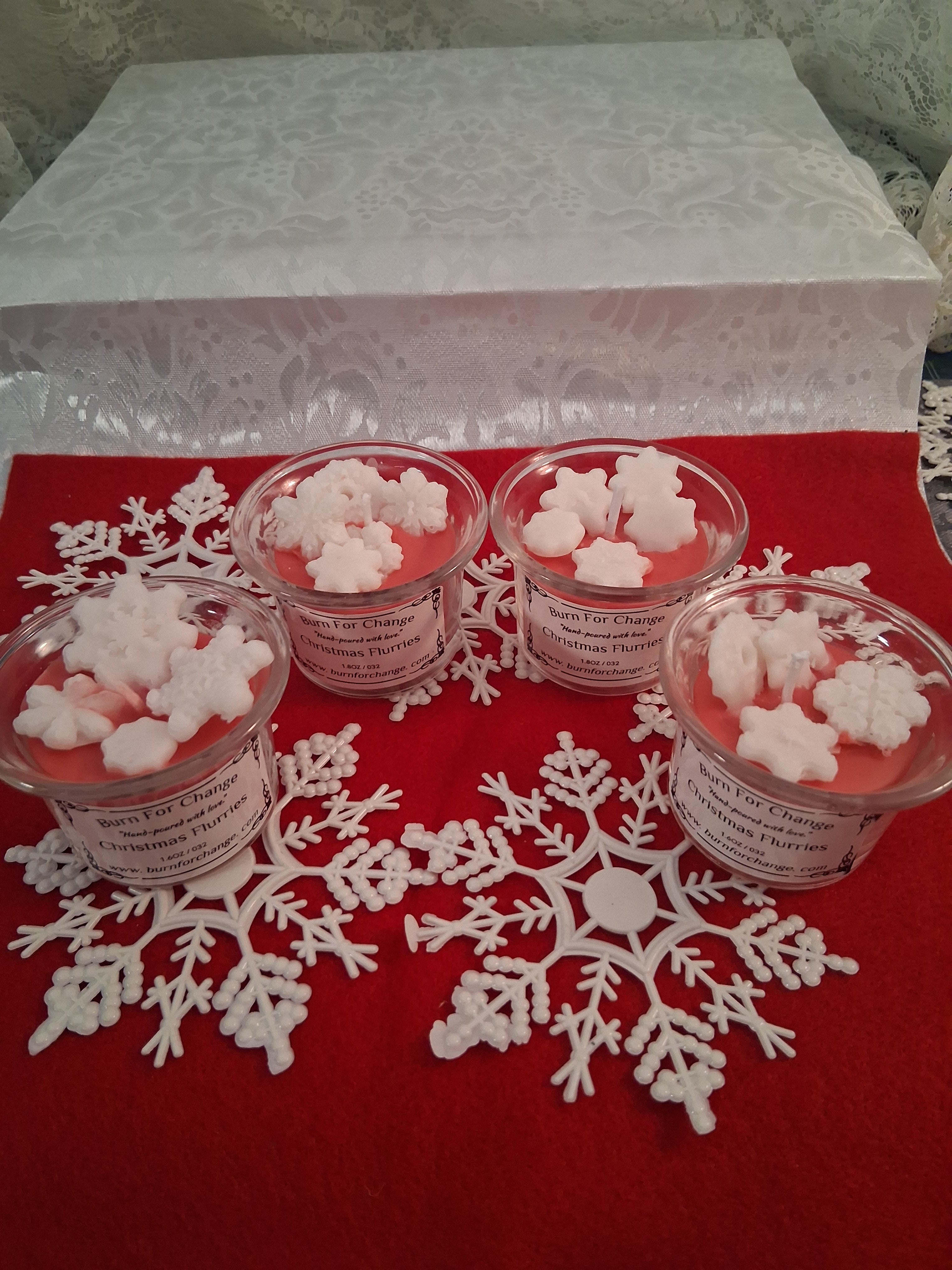 Christmas Flurries (Set of 4)