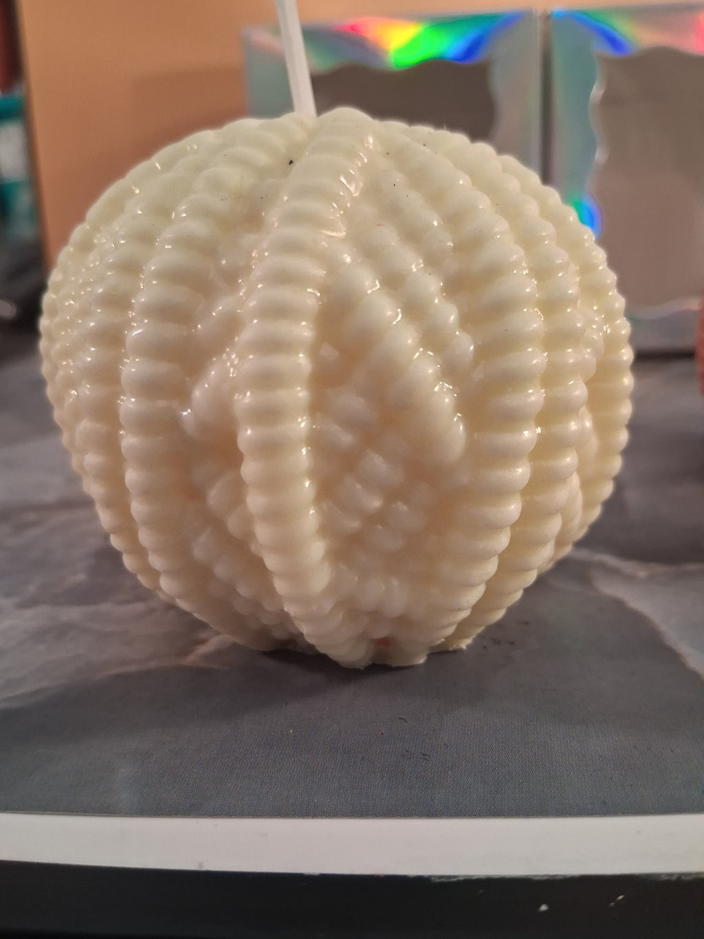 Majestic Macrame Candle