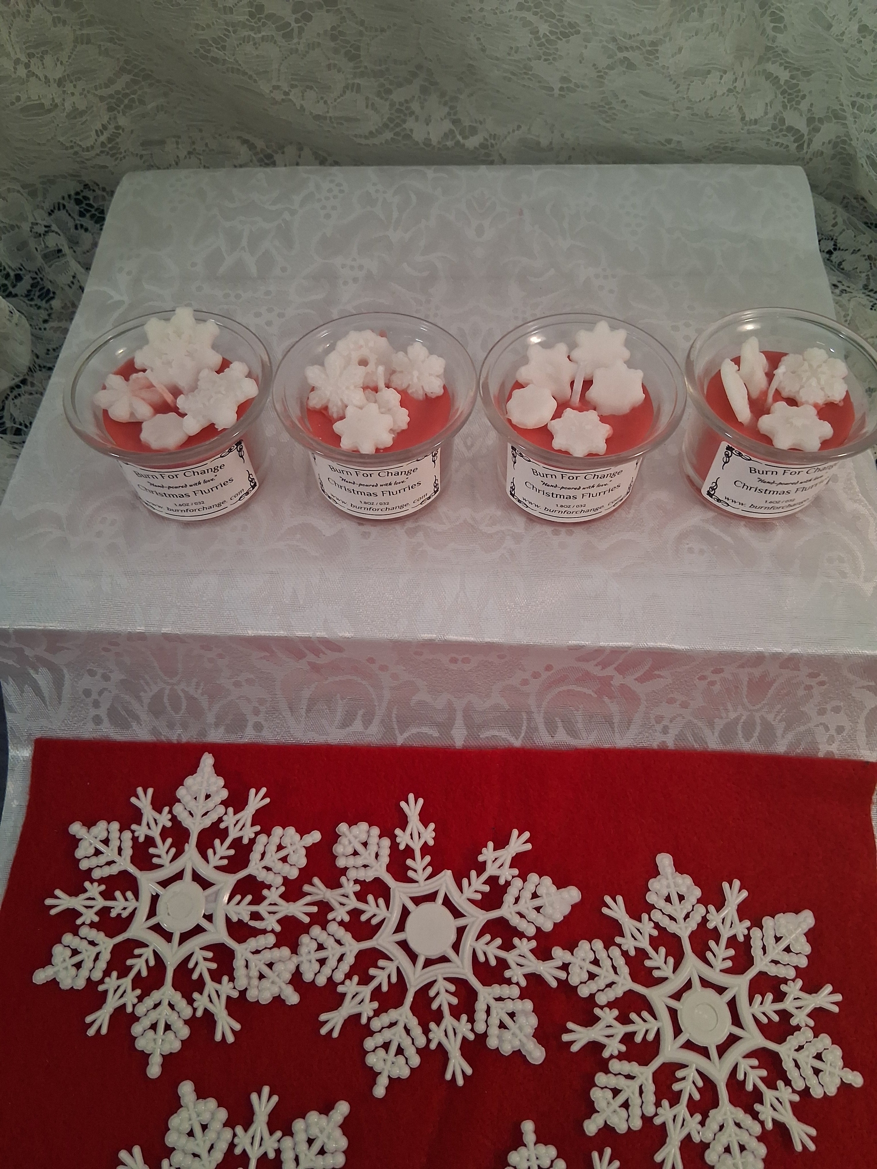 Christmas Flurries (Set of 4)