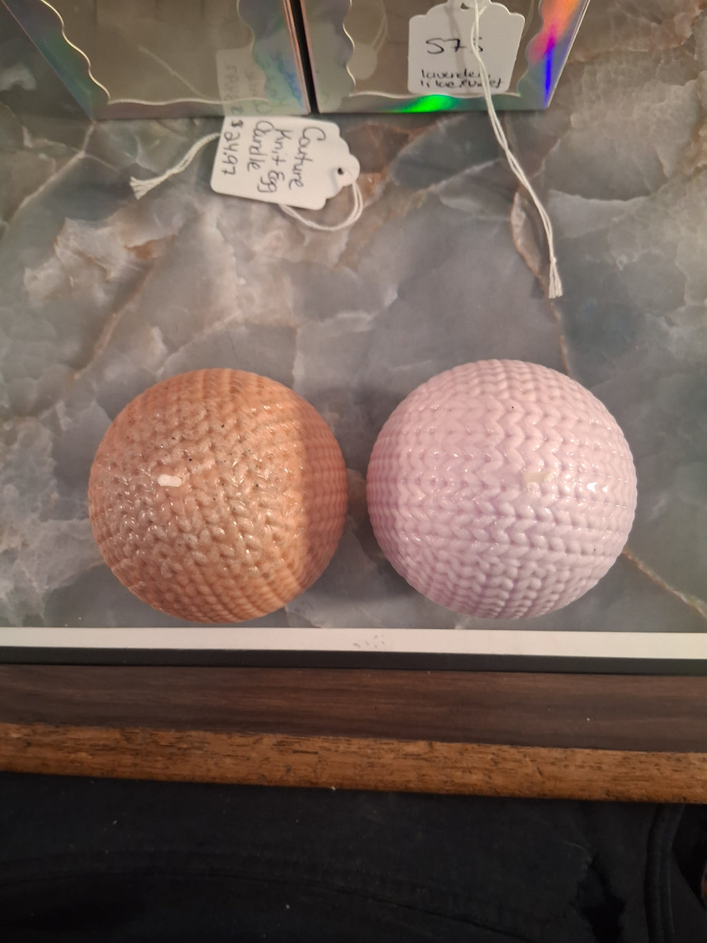 Couture Knit Egg Candle