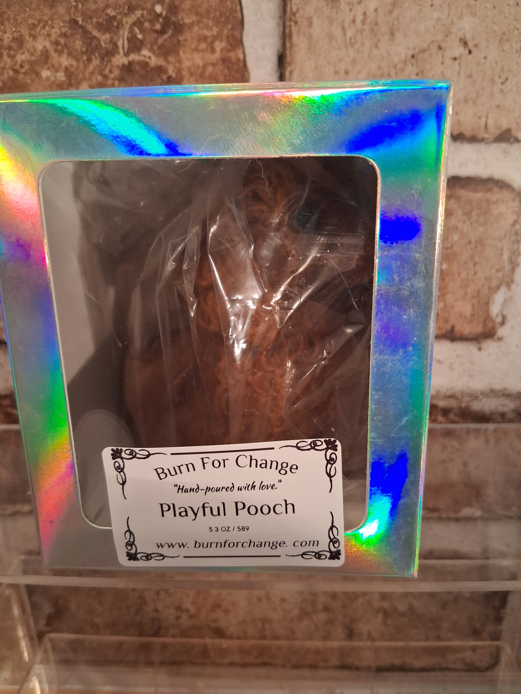 Playful Pooch Candle
