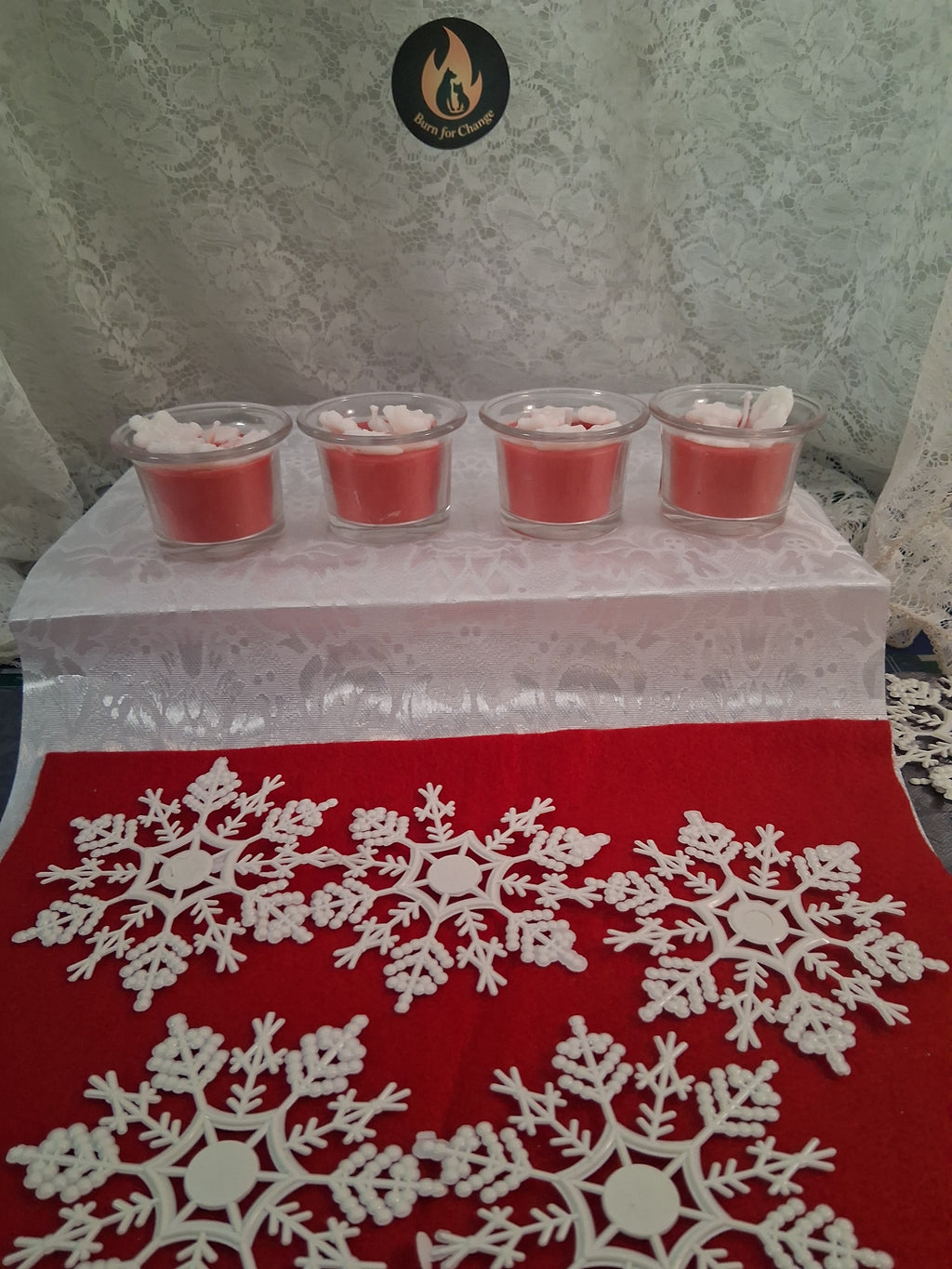 Christmas Flurries (Set of 4)