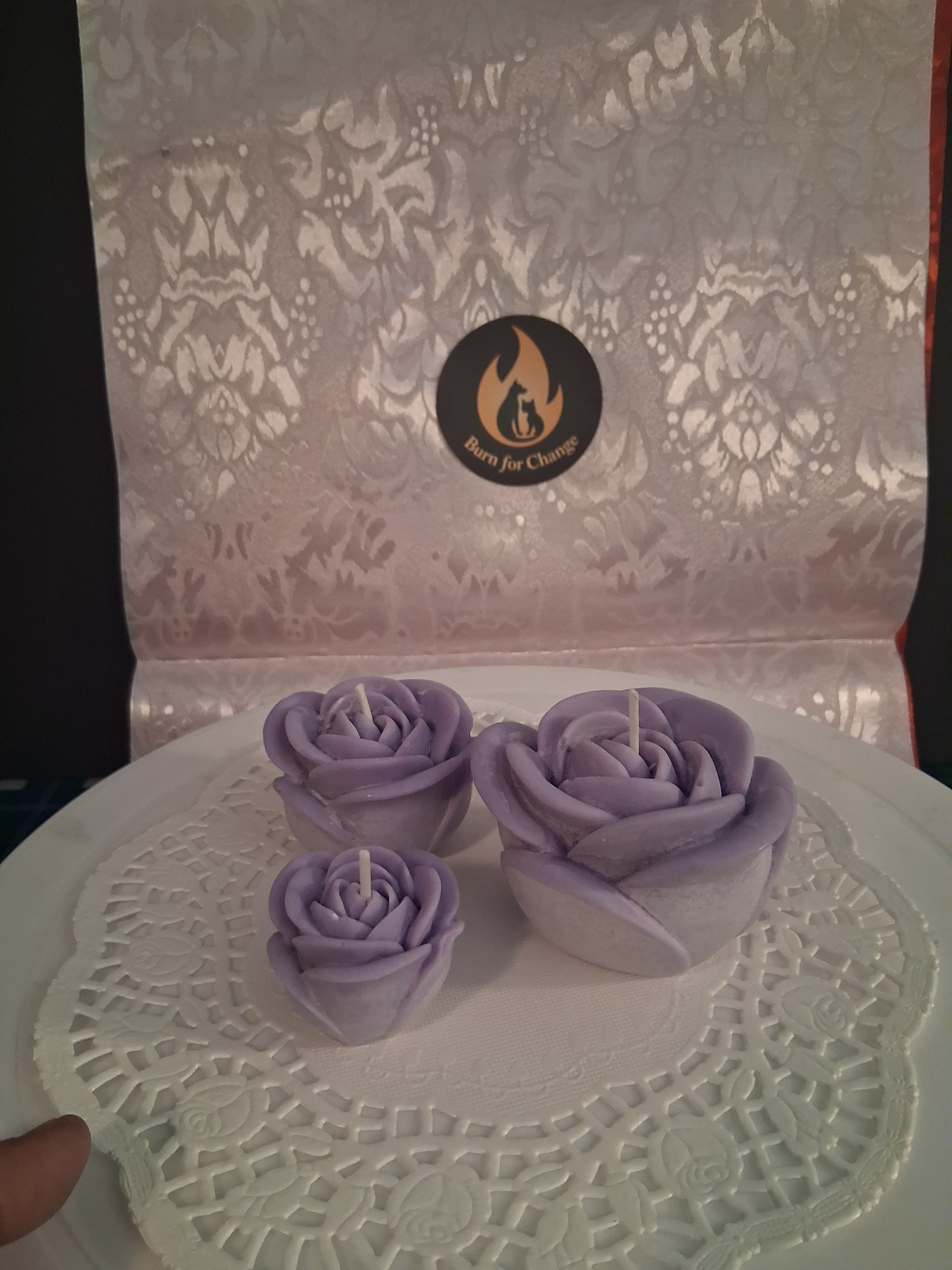 Trinity Rose Blossom (Set of 3)