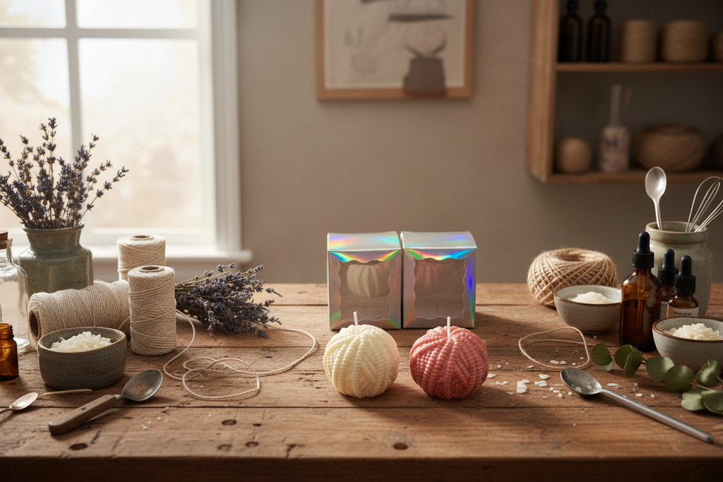 Majestic Macrame Candle