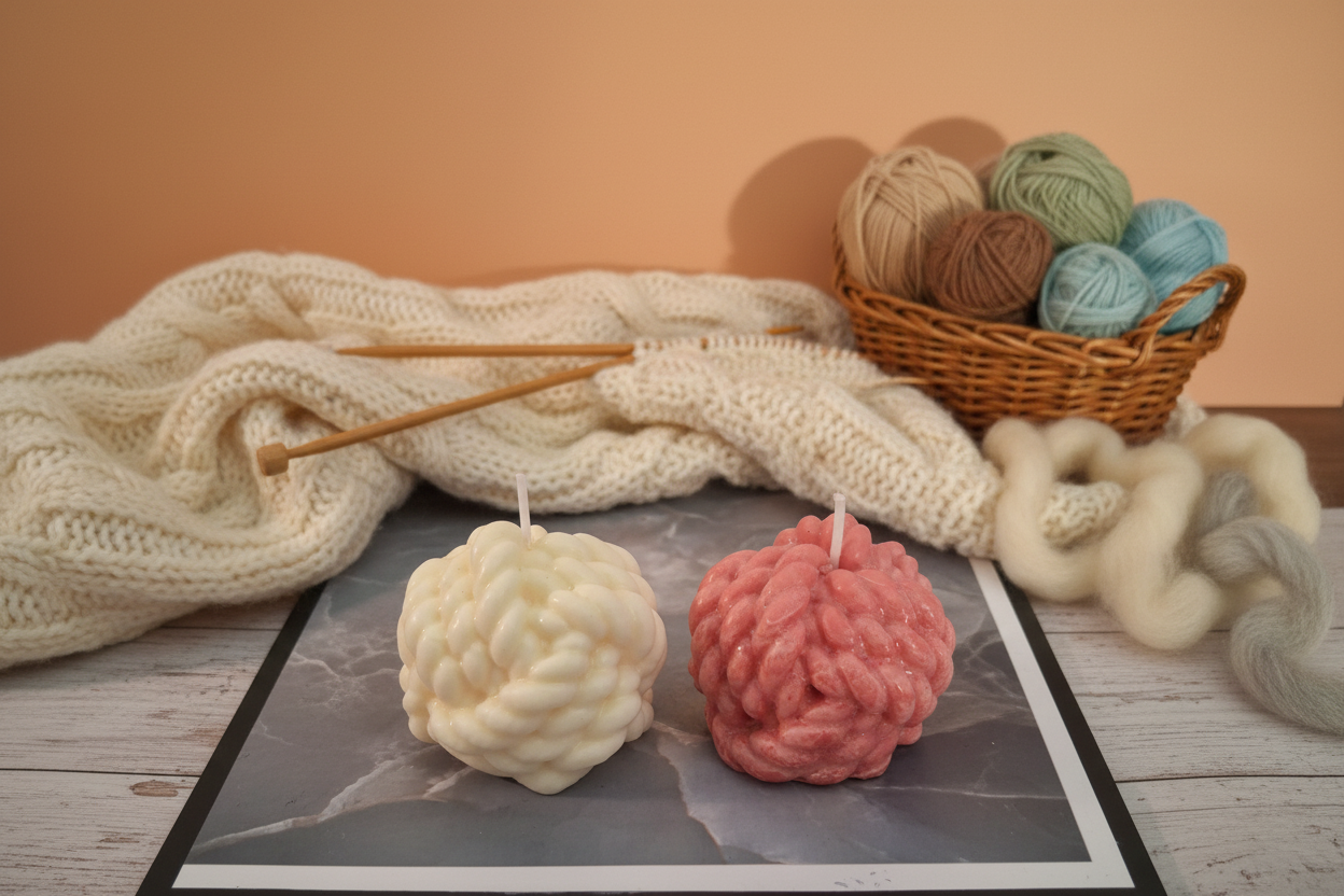 Woven Texture Candle