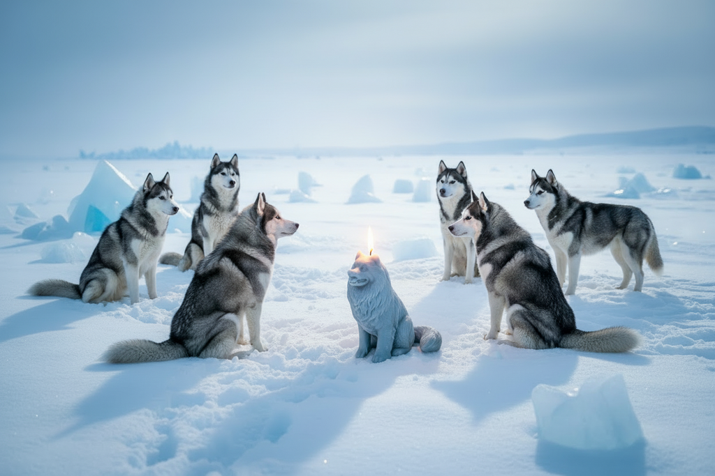 Arctic Guardian Candle