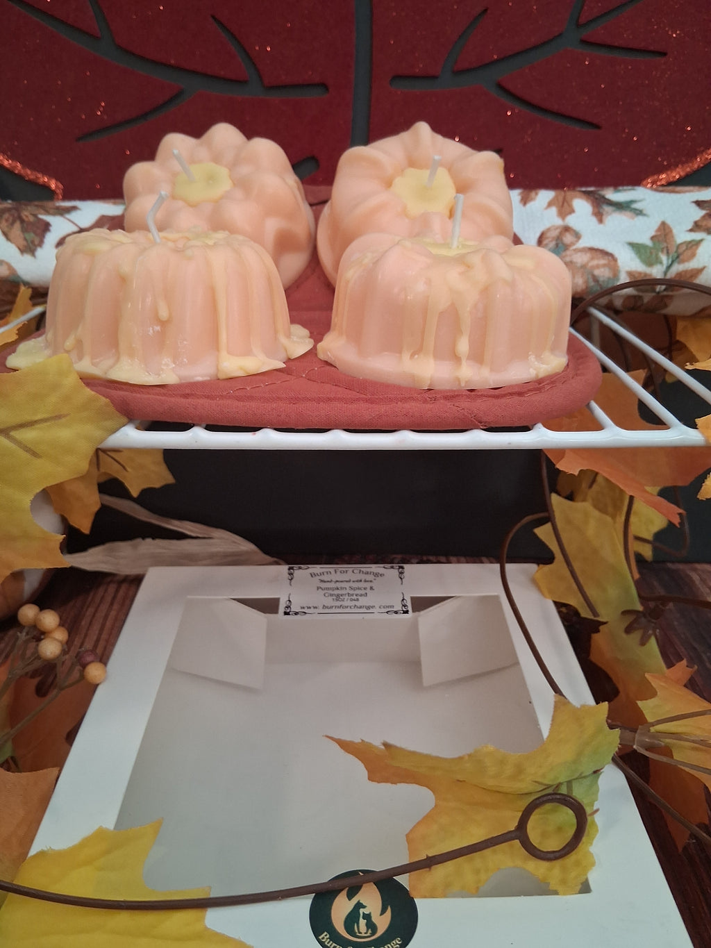 Pumpkin Spice and Gingerbread (Set of 4)