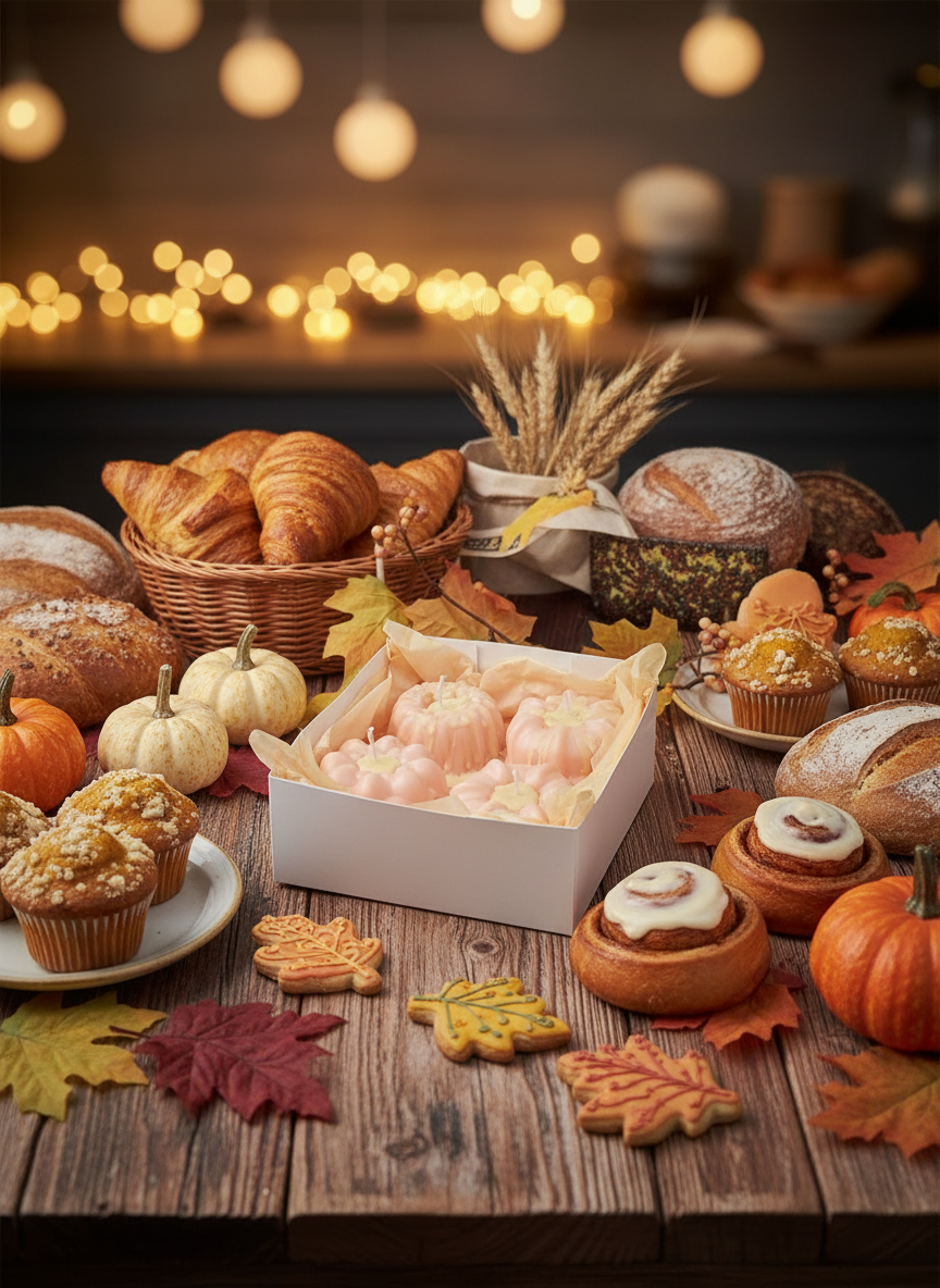 Pumpkin Spice and Gingerbread (Set of 4)