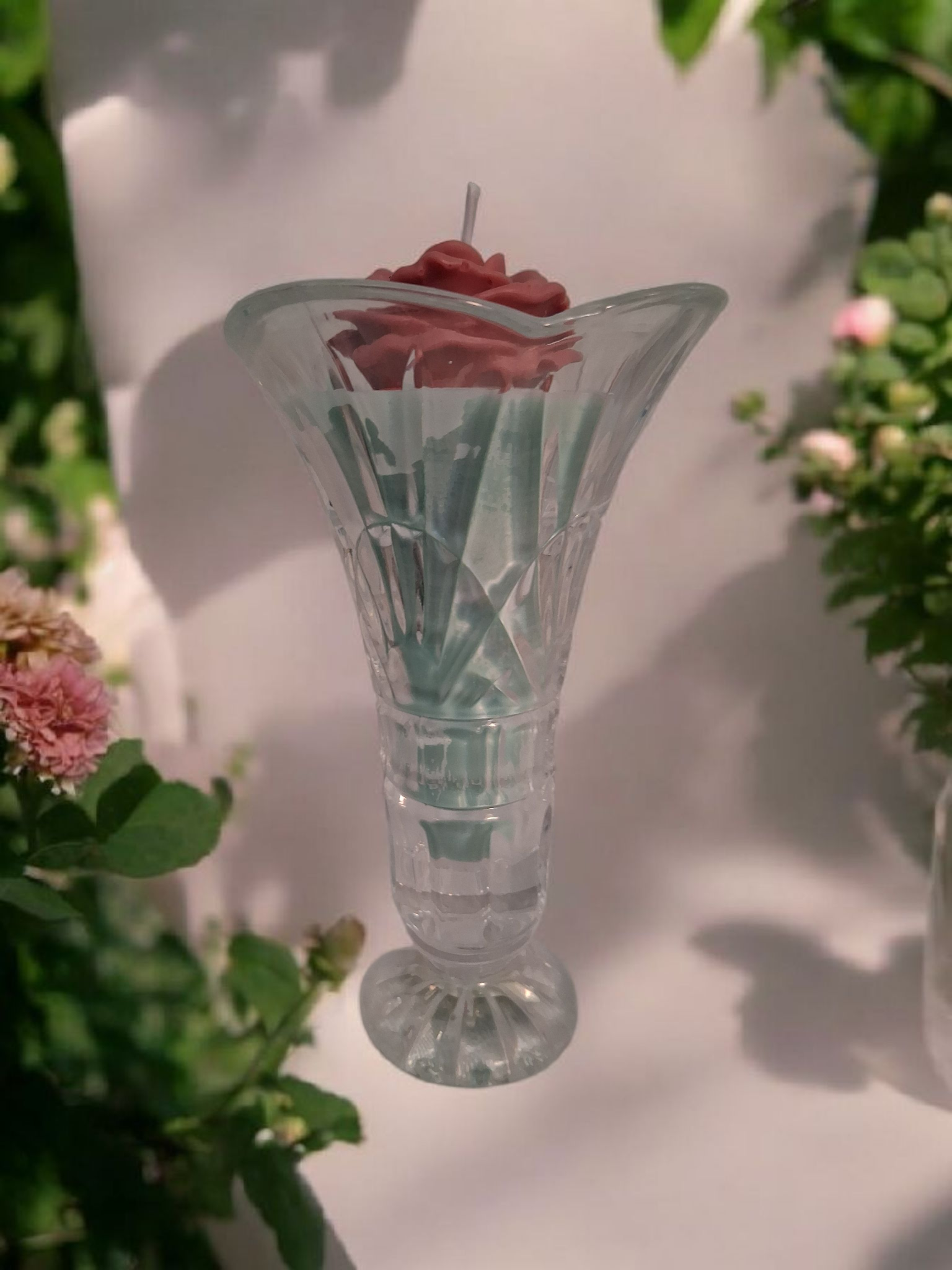 Shannon Crystal Vase Candle