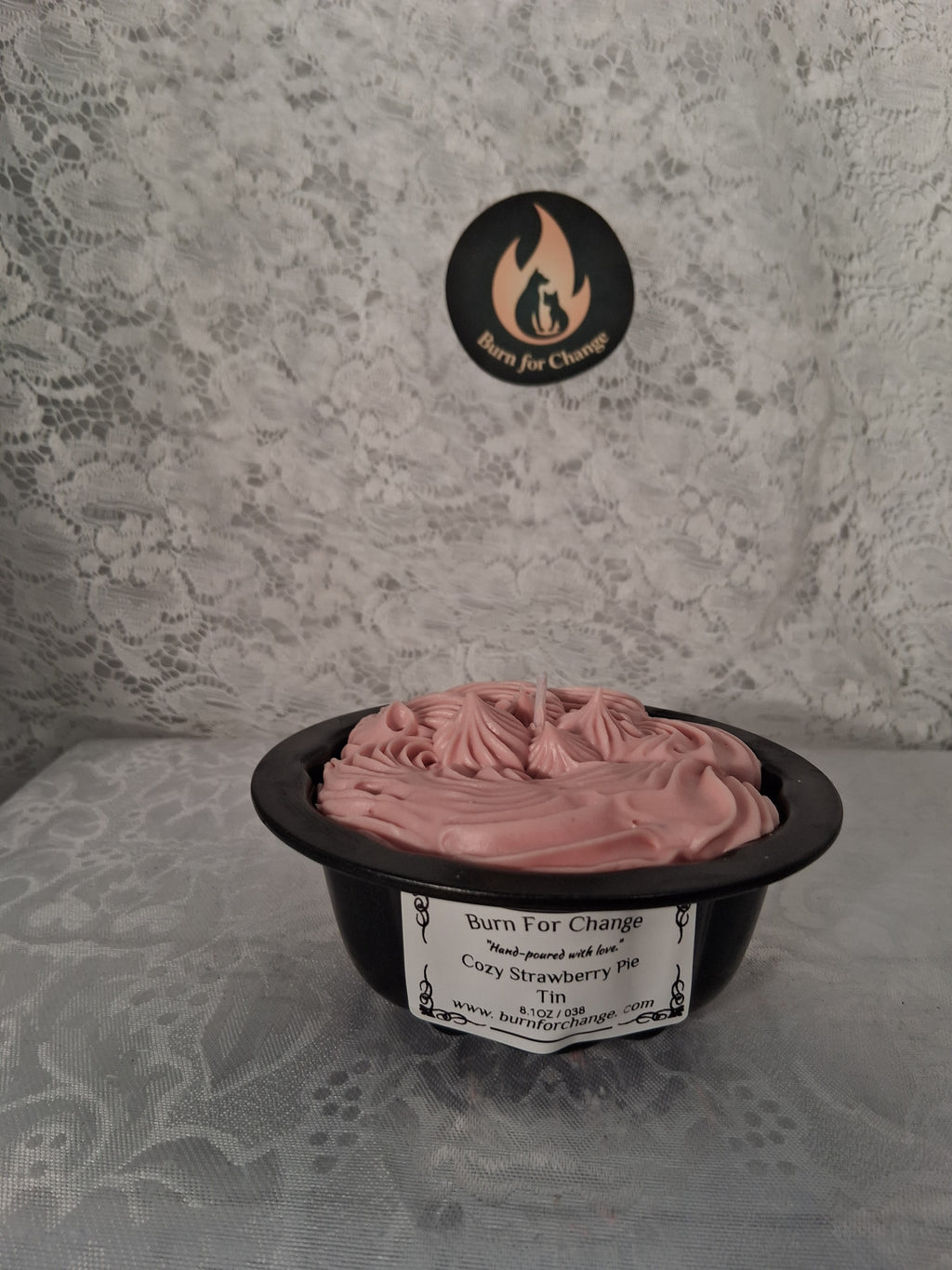 Cozy Strawberry Pie Tin