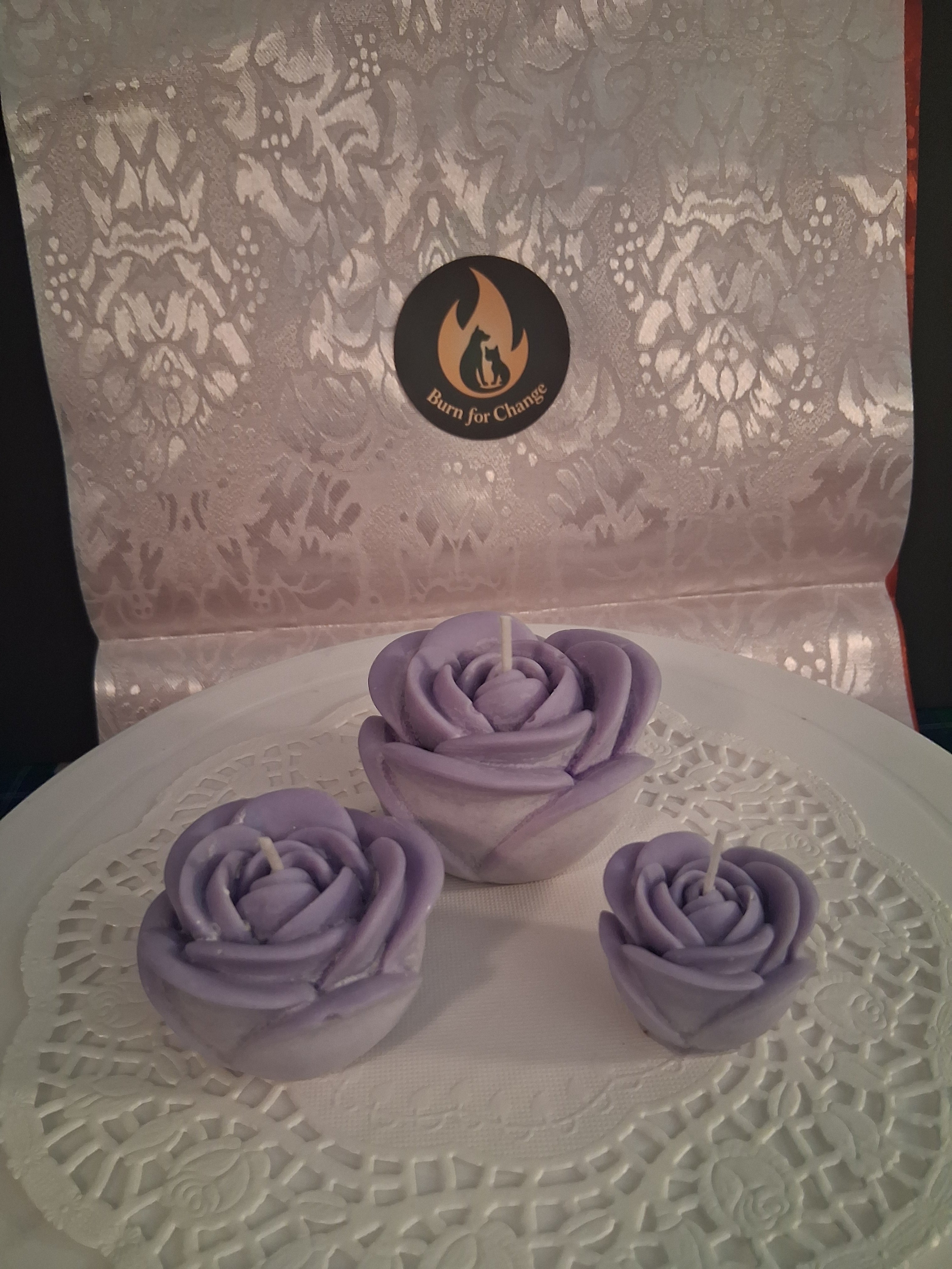 Trinity Rose Blossom (Set of 3)