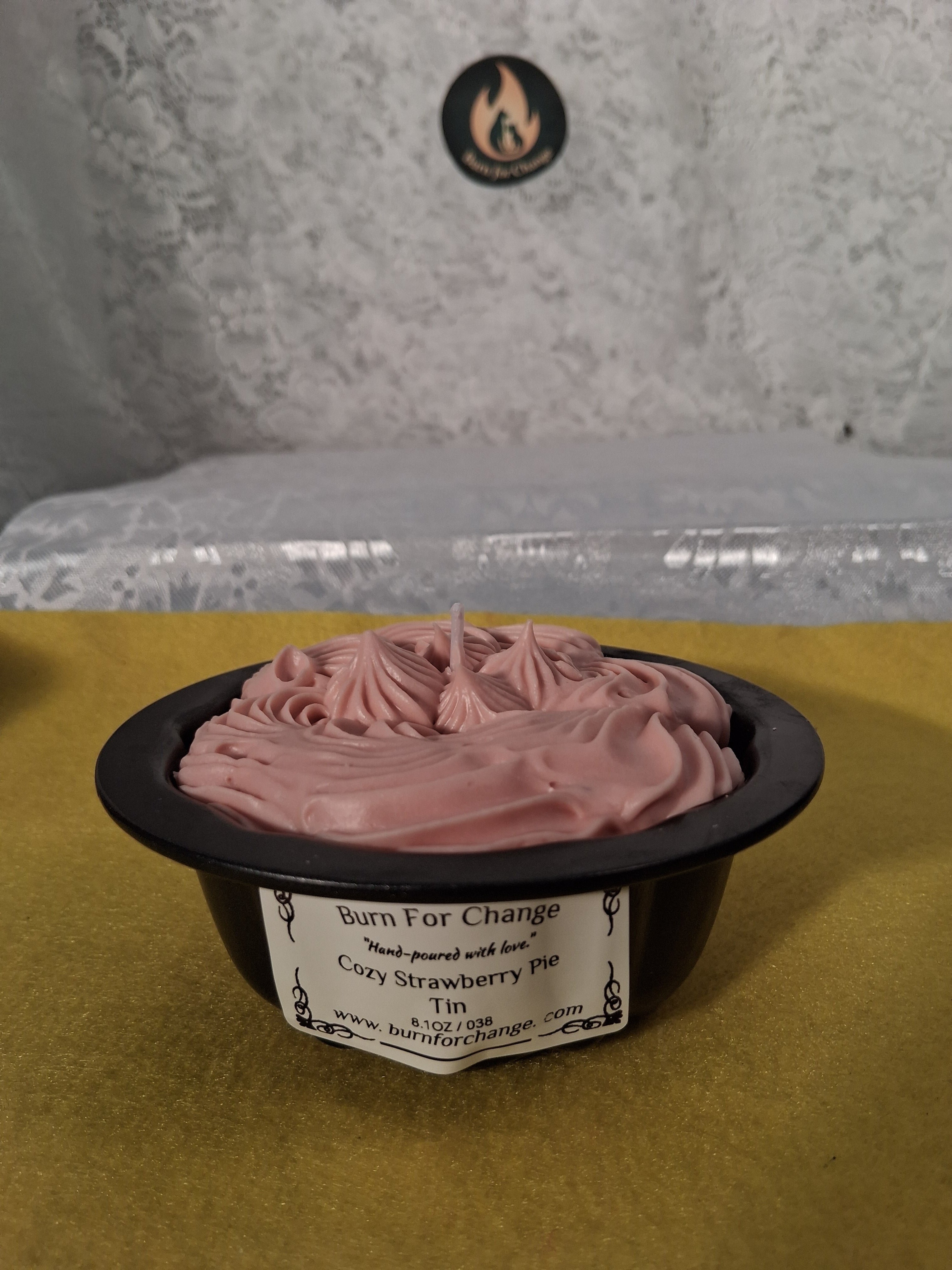 Cozy Strawberry Pie Tin