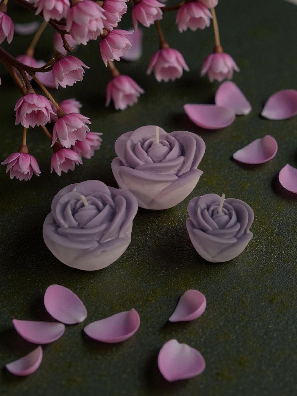 Trinity Rose Blossom (Set of 3)