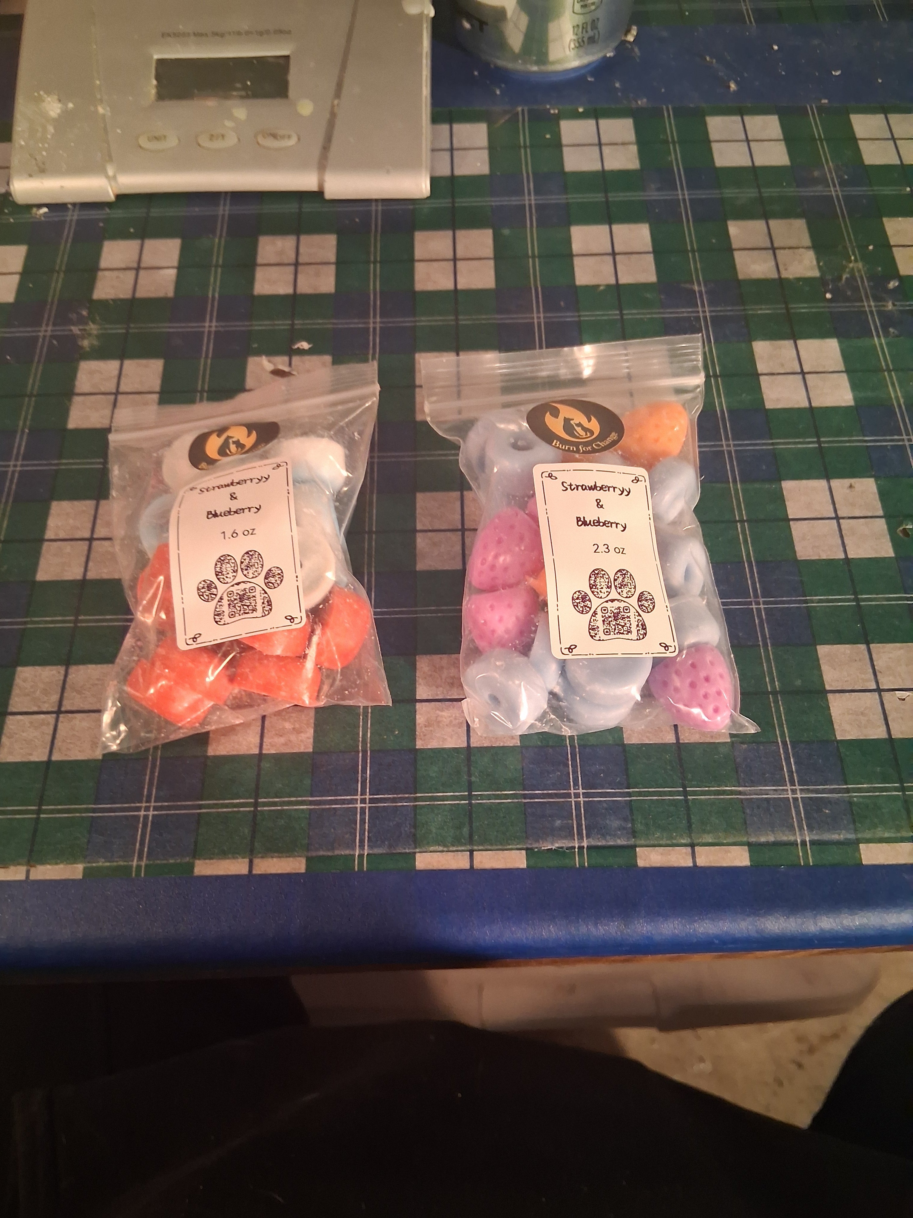 Strawberry and Blueberry