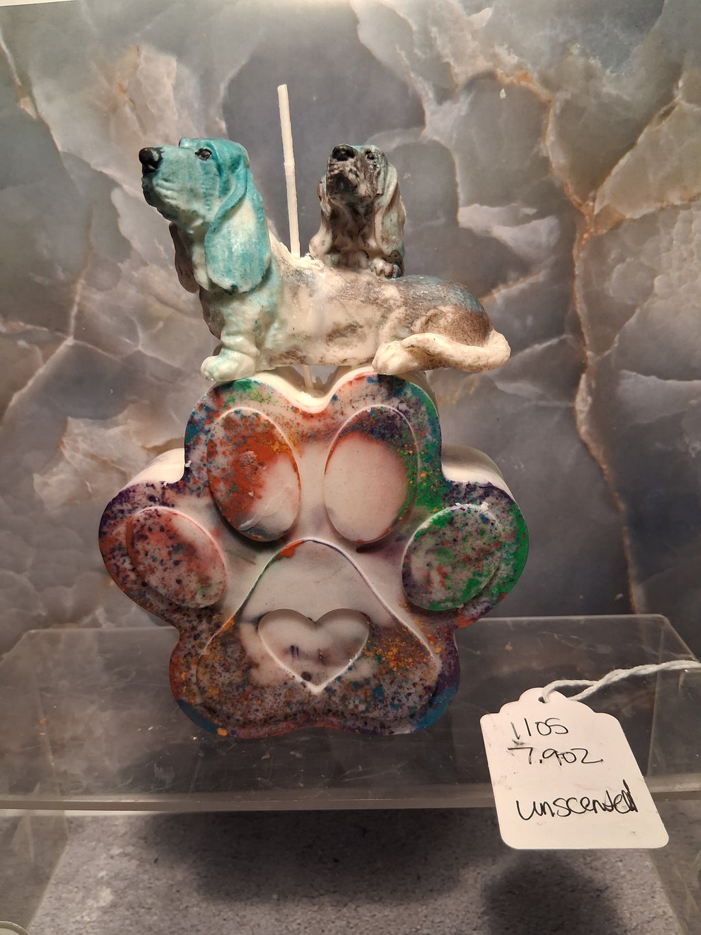 Rainbow Crossing Memorial Candle