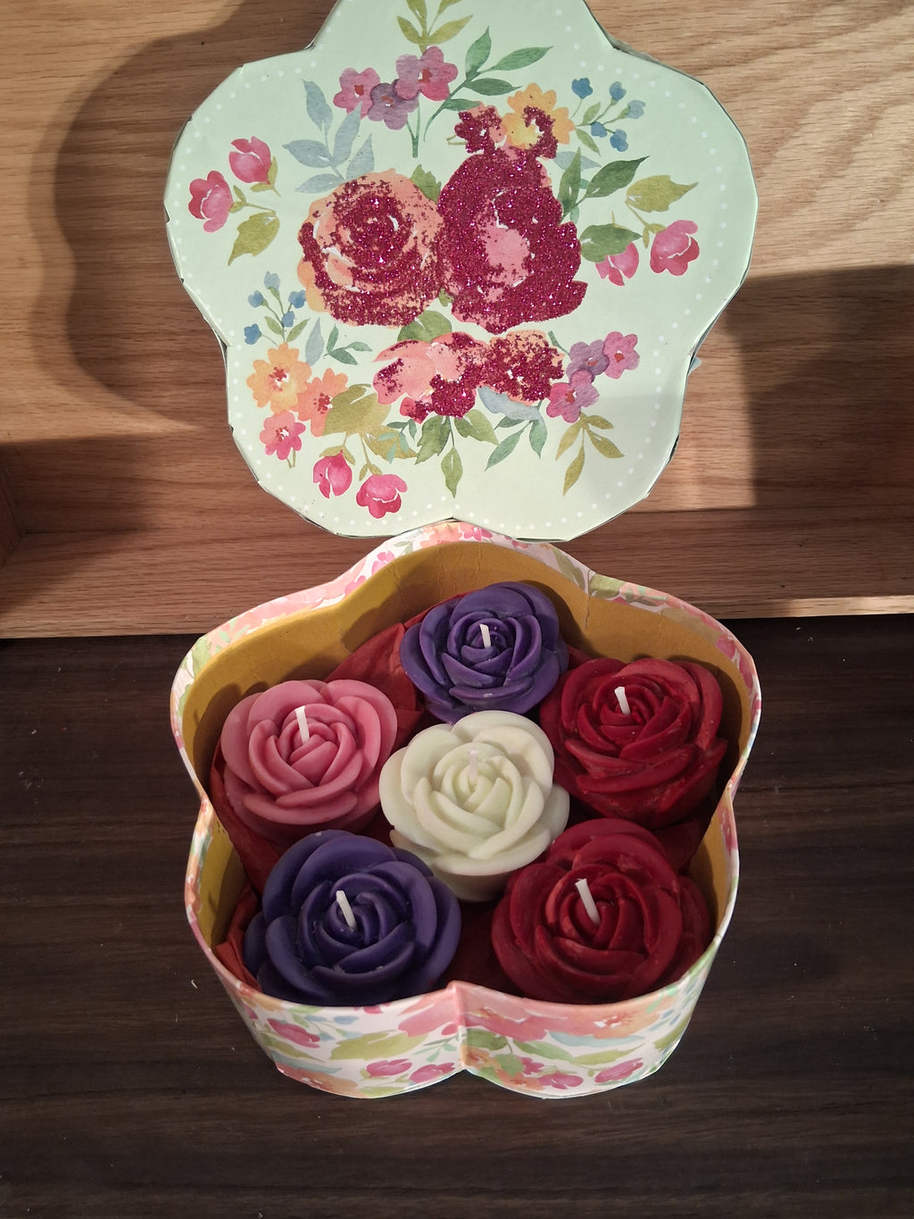Rose Blossom Votive Set