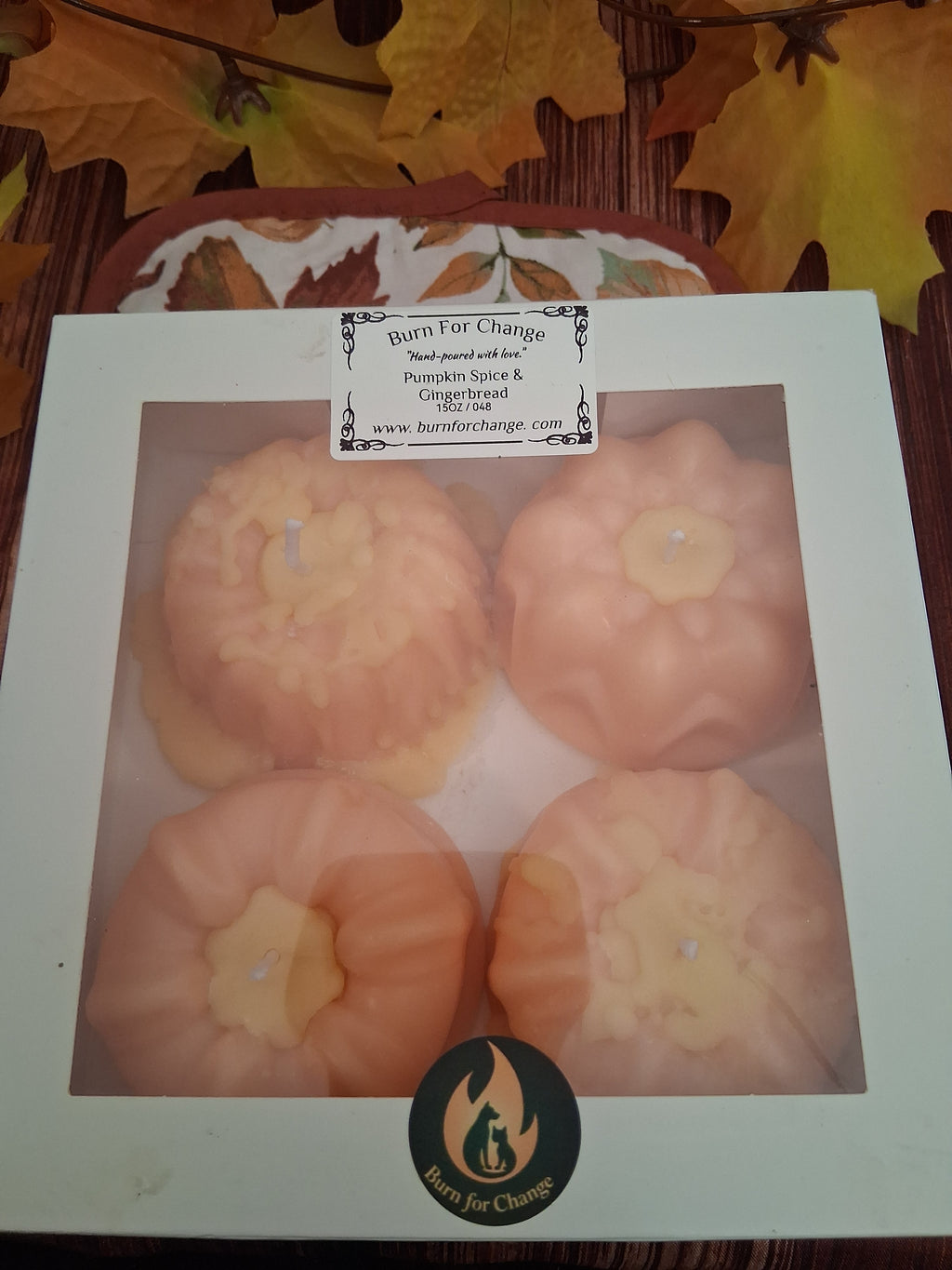 Pumpkin Spice and Gingerbread (Set of 4)