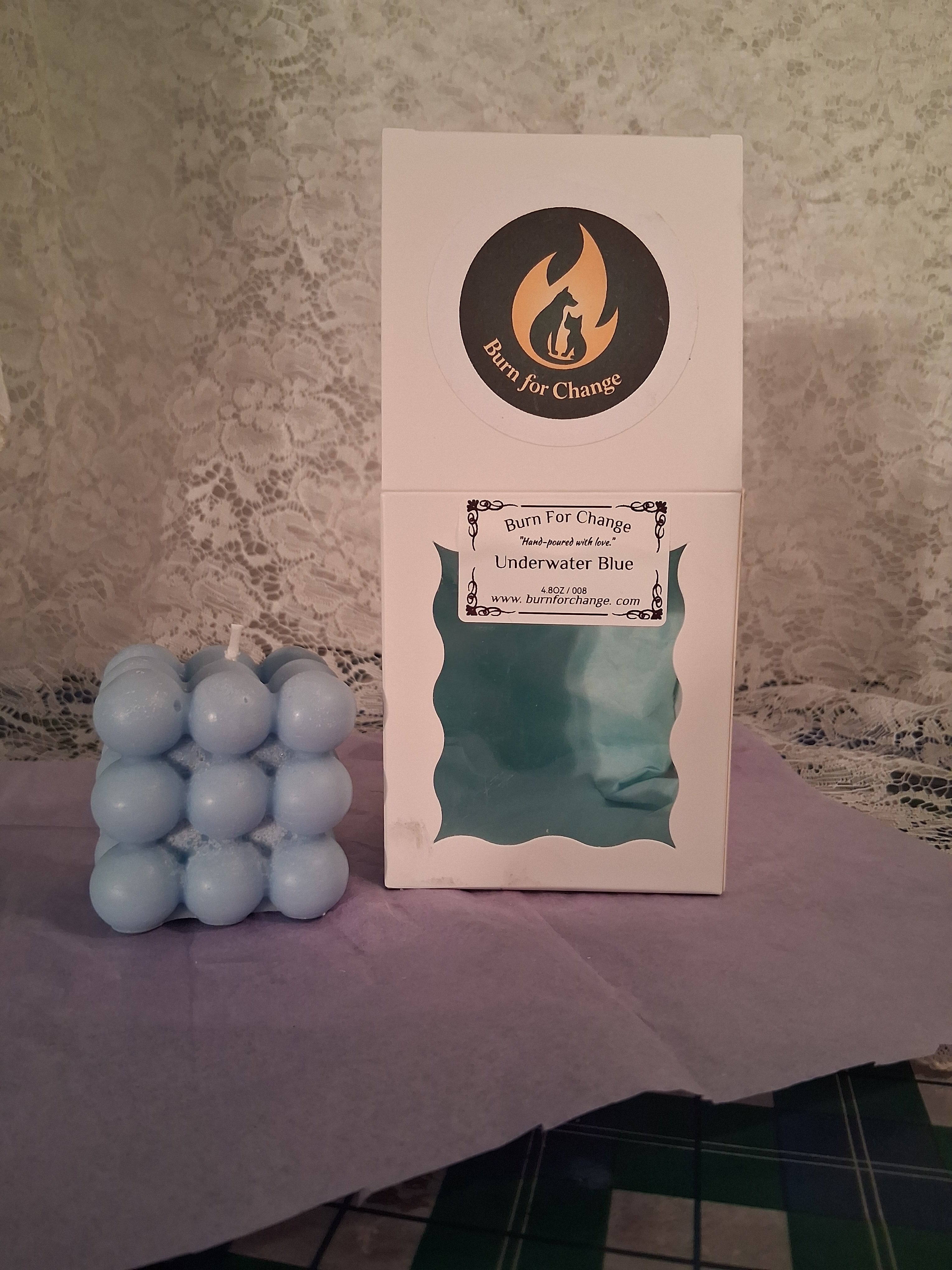 Underwater Blue Cube