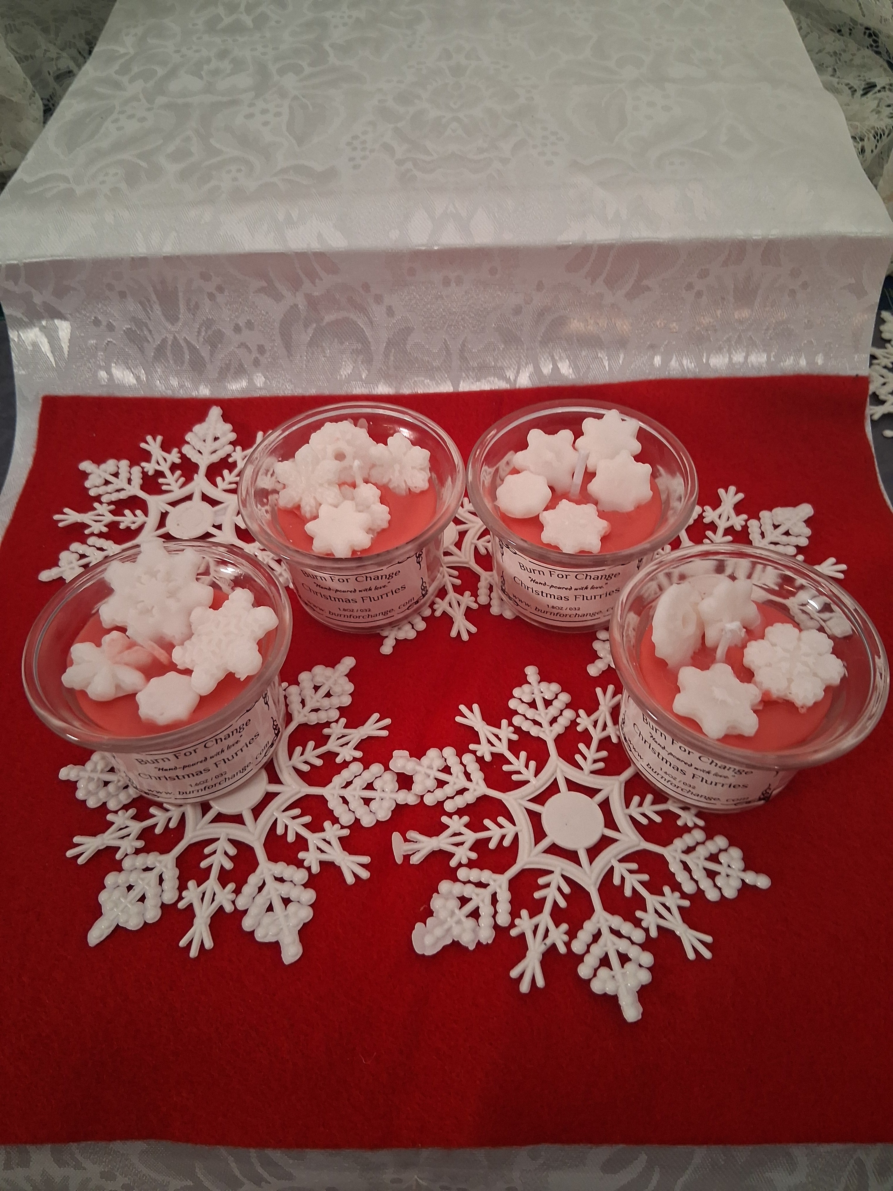 Christmas Flurries (Set of 4)