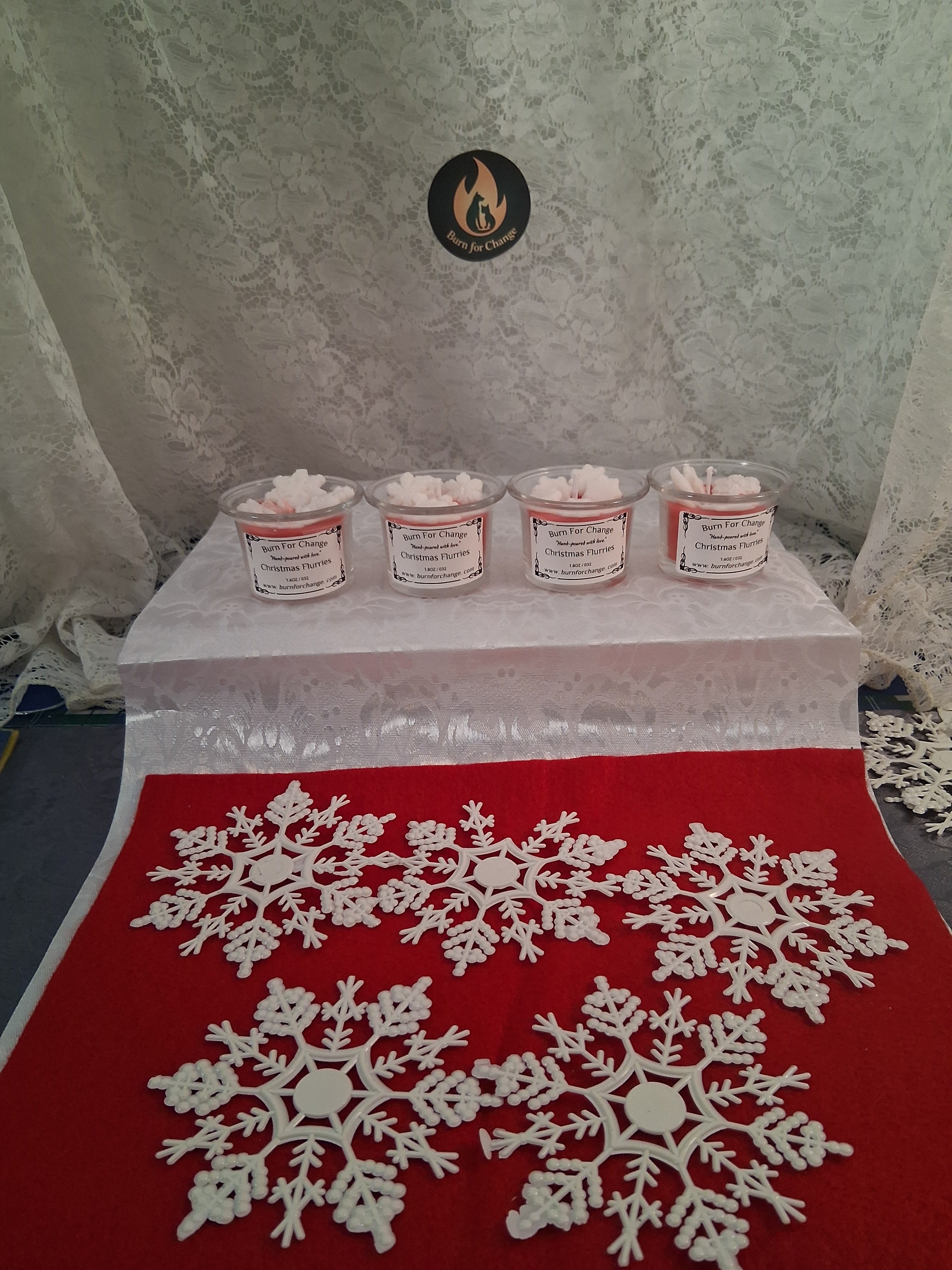 Christmas Flurries (Set of 4)