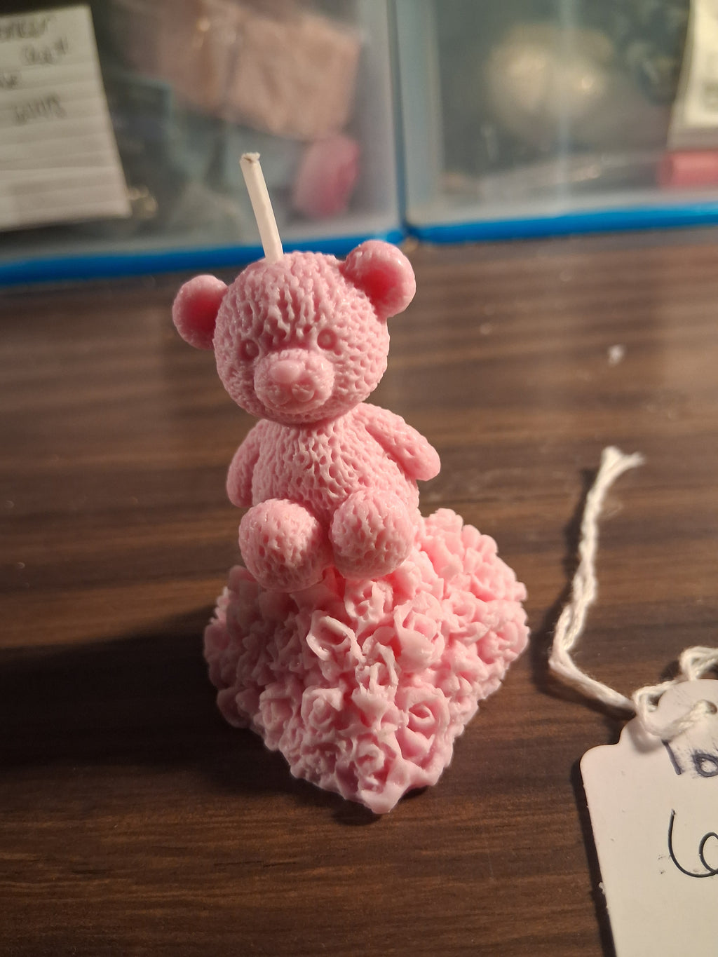 Teddy Heart Charm