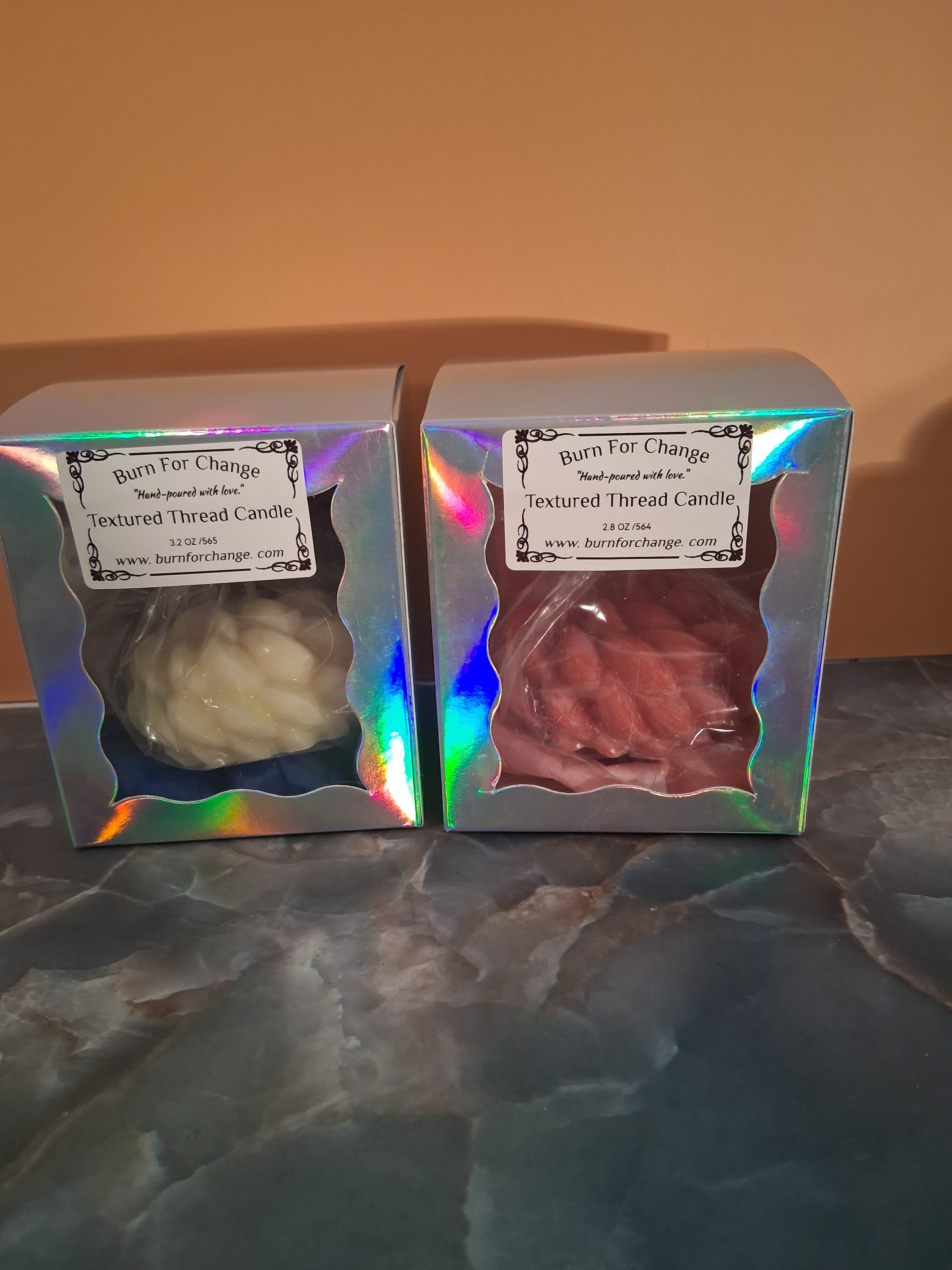 Textured Thread Candle