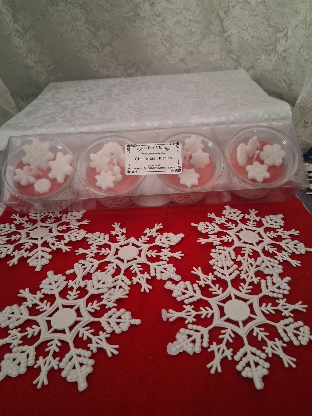Christmas Flurries (Set of 4)