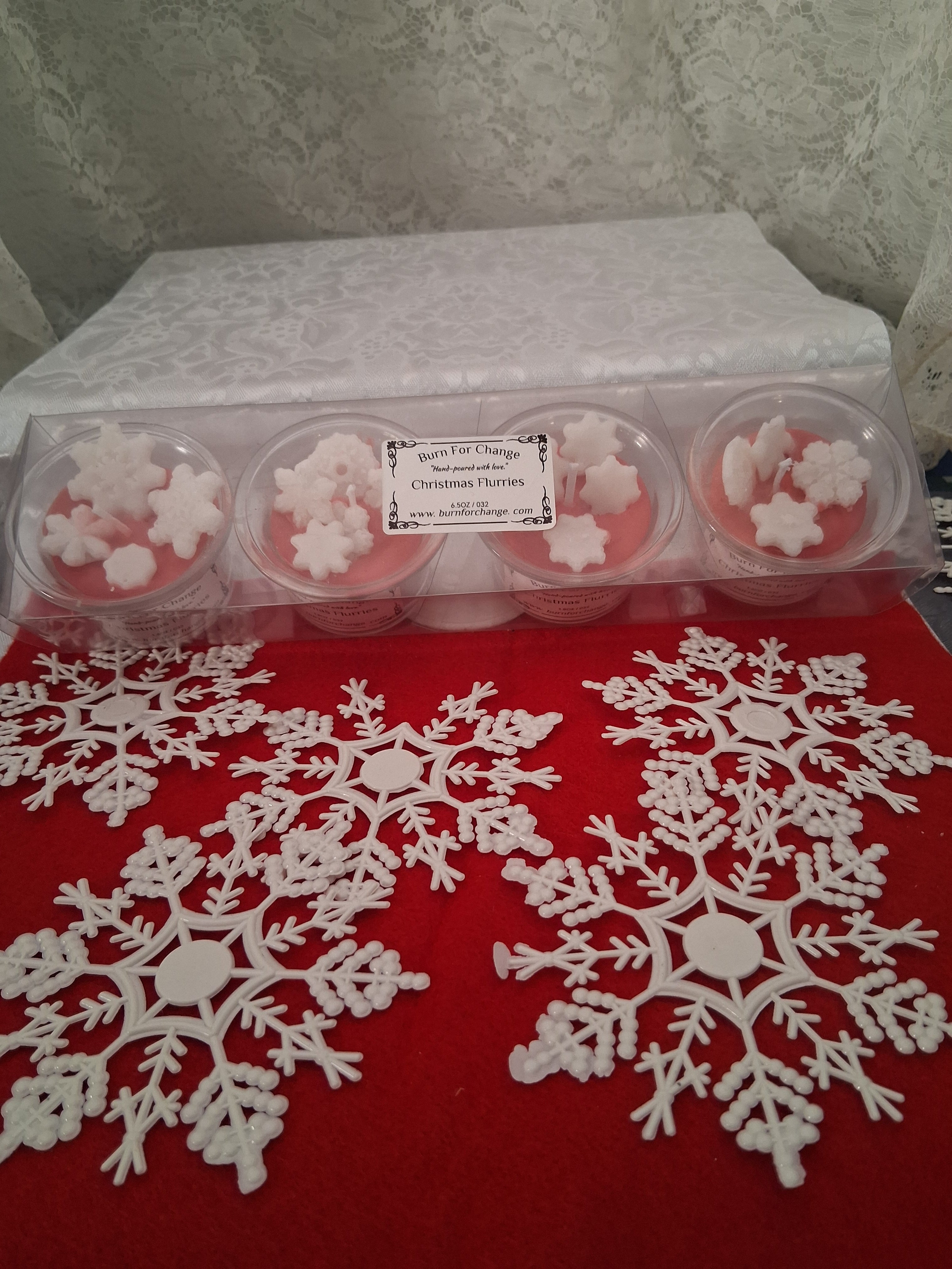 Christmas Flurries (Set of 4)