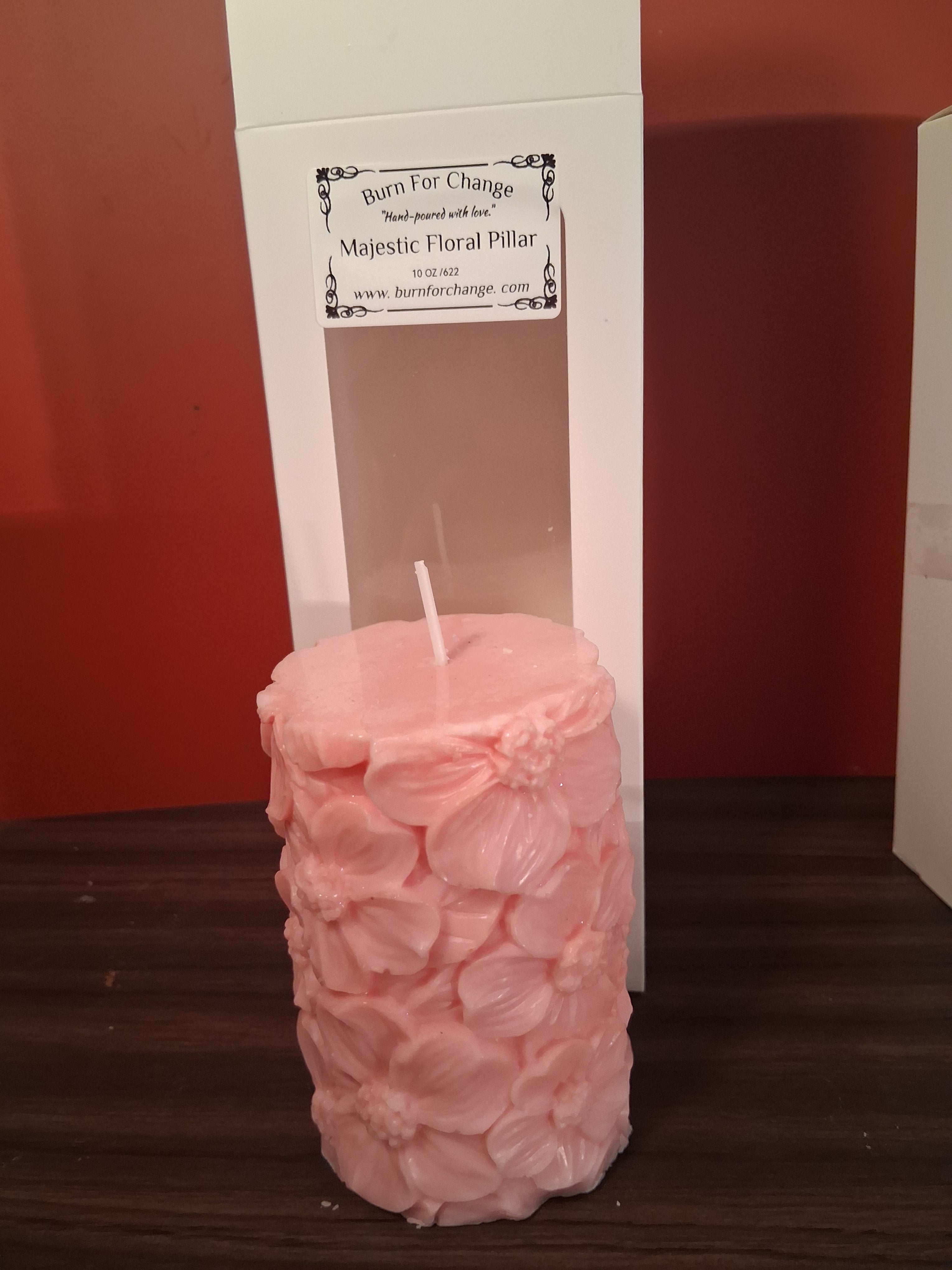 Majestic Floral Pillar