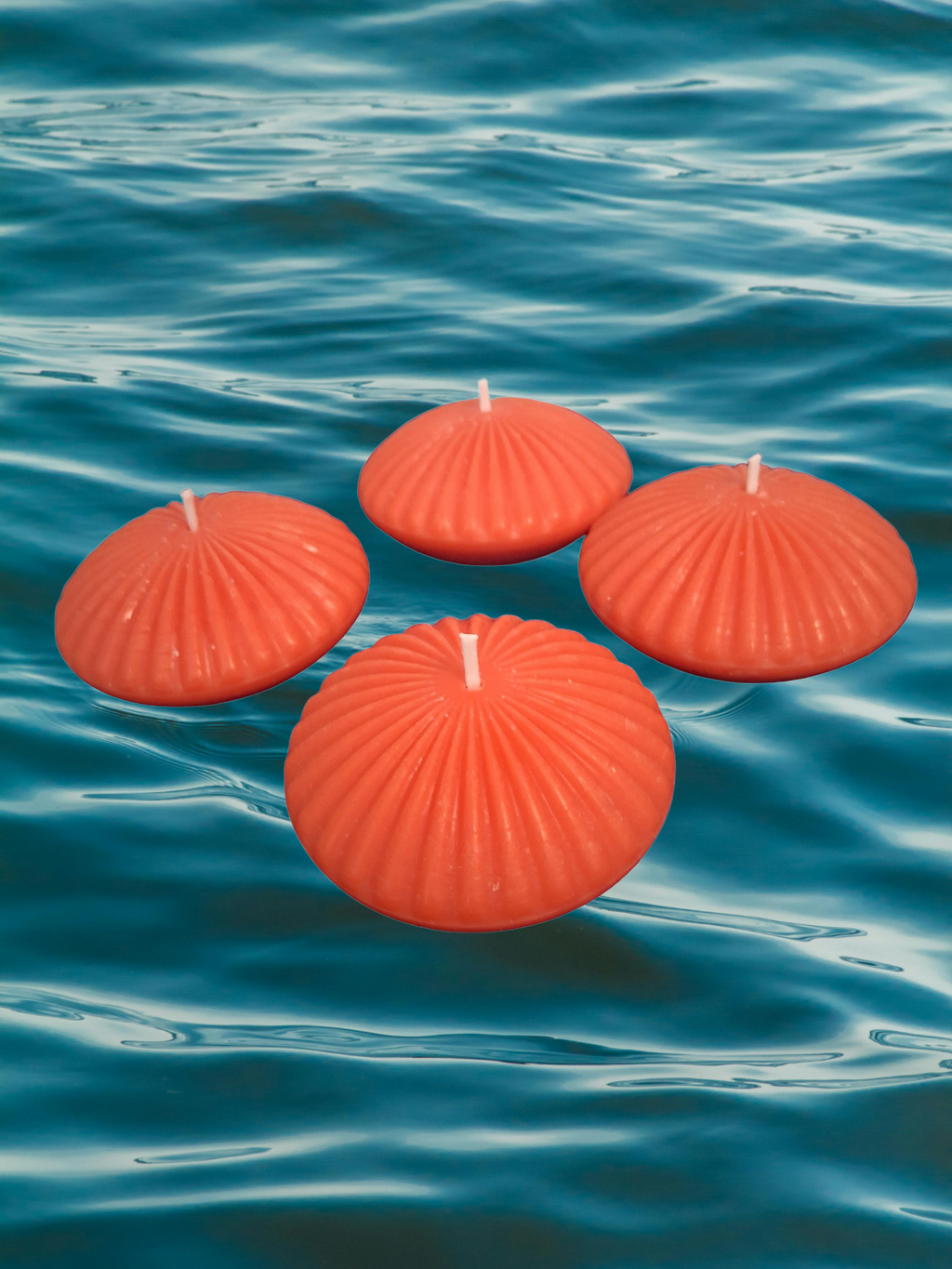 Sunset Seashell Drifts (Set of 4 Floating Candles)