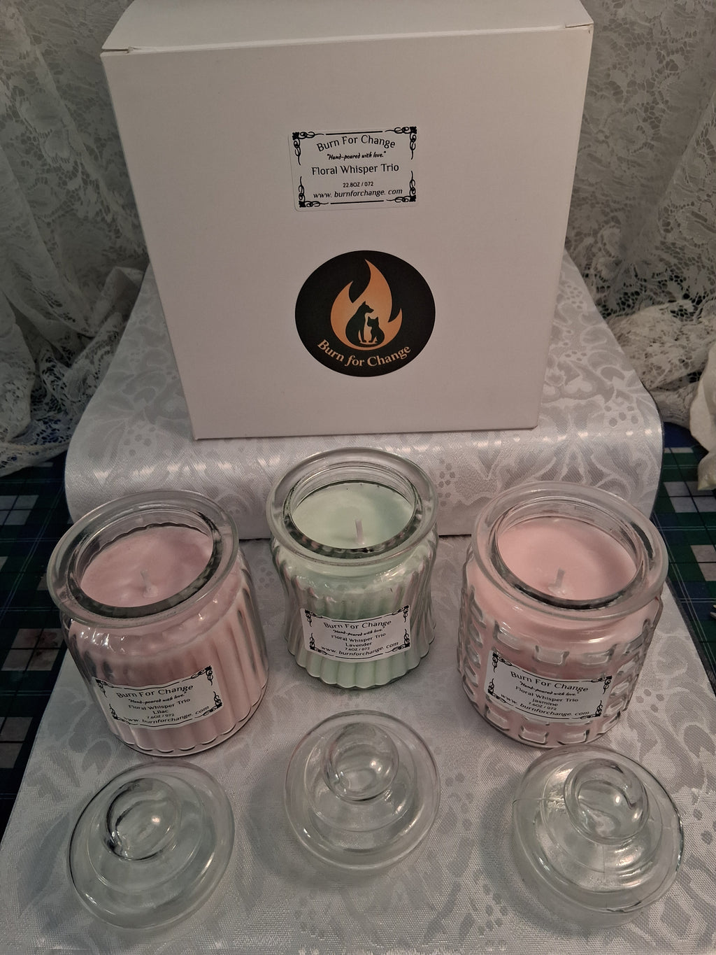 Floral Whisper Trio (Set of 3)