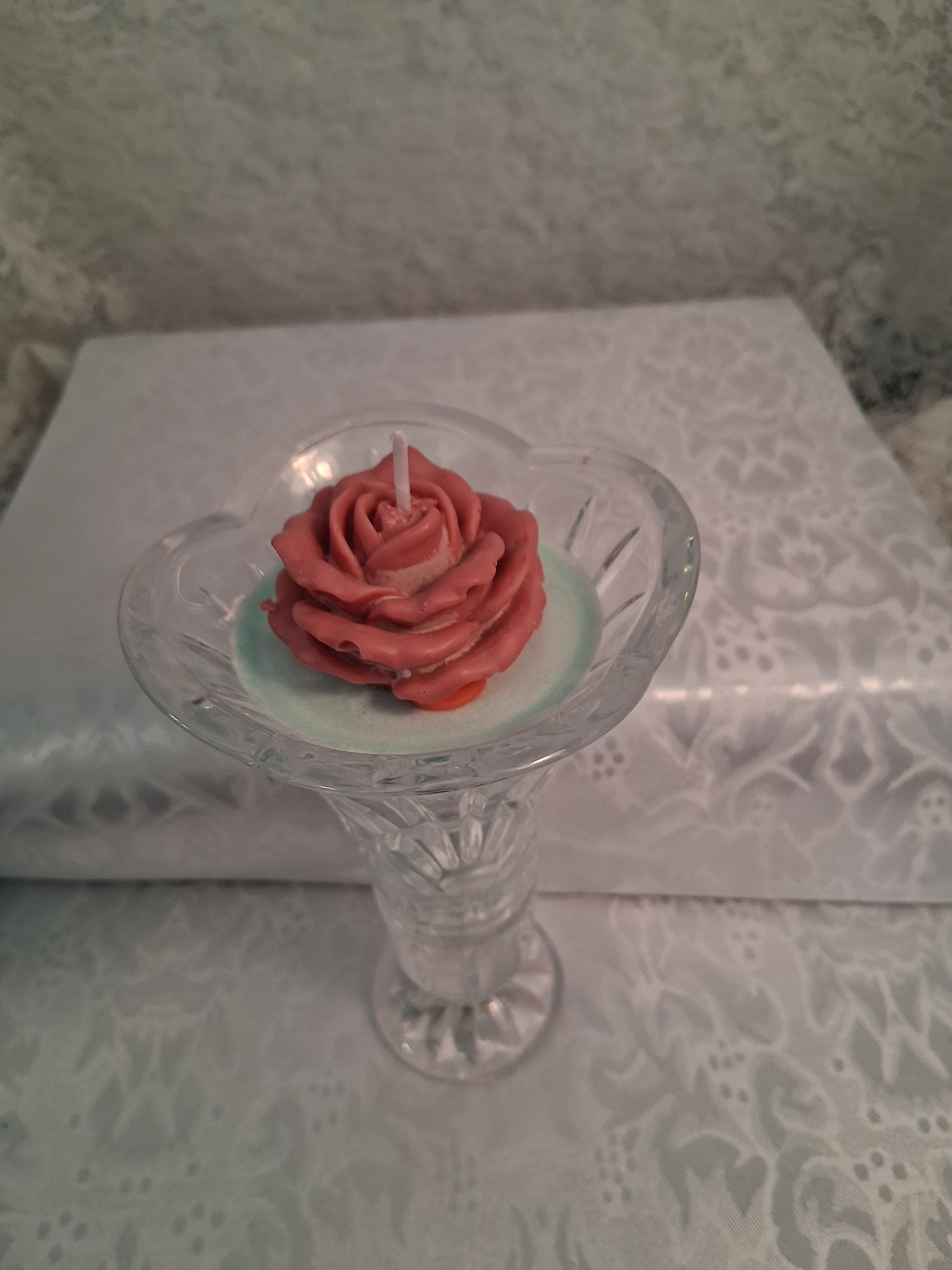 Shannon Crystal Vase Candle