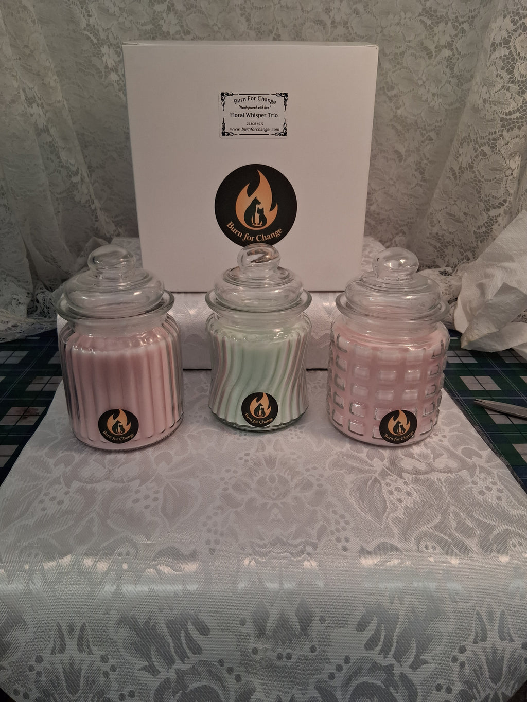 Floral Whisper Trio (Set of 3)