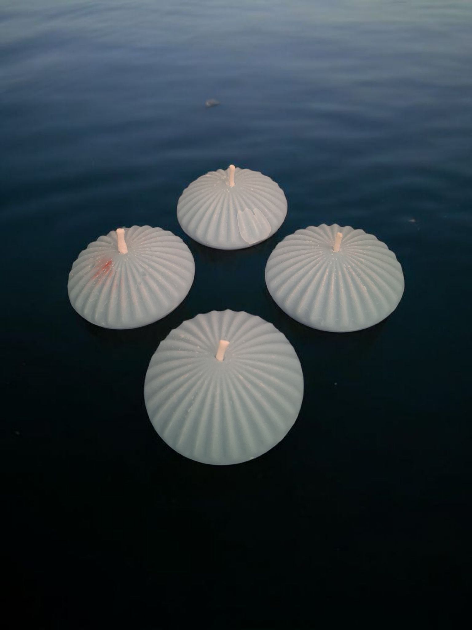 Ocean Breeze Mini Floaters (Set of 4 Floating Candles)