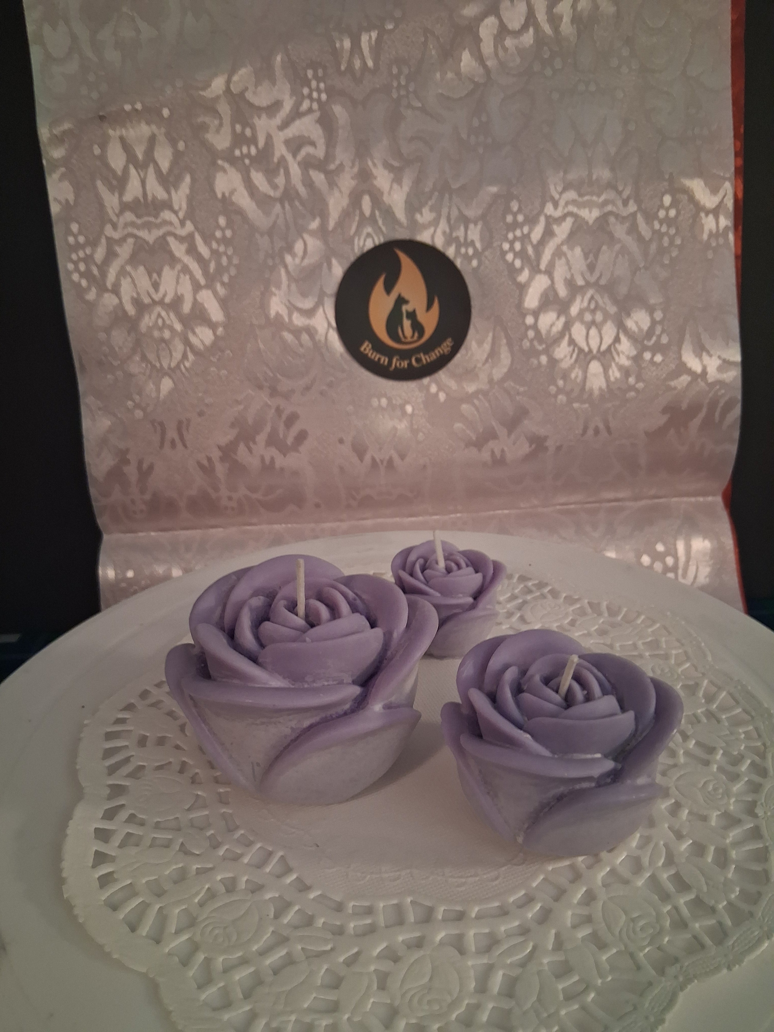 Trinity Rose Blossom (Set of 3)