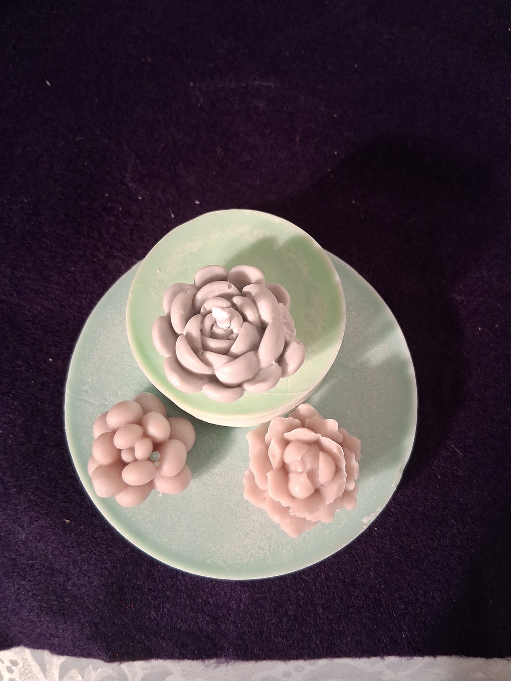 Tiered Blossom Candle