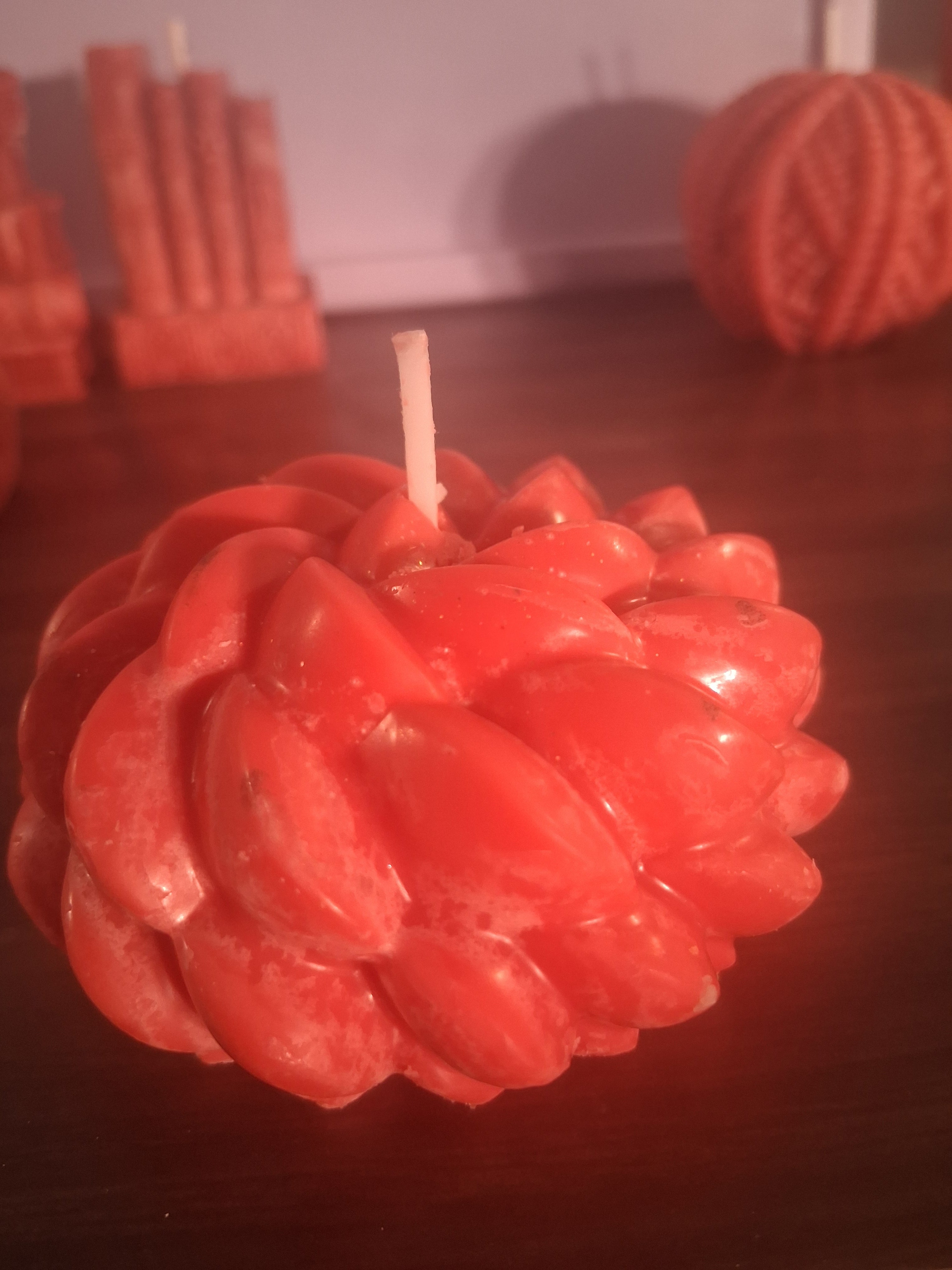 Textured Thread Candle